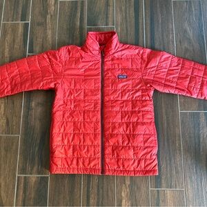 PATAGONIA KIDS NANO PUFF BRICK QUILTED JACKET